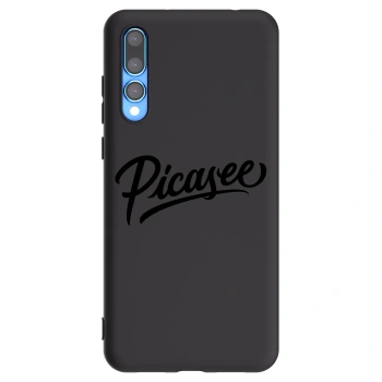 Picasee silikónový čierny obal pre Huawei P20 Pro - Picasee - old logo - black