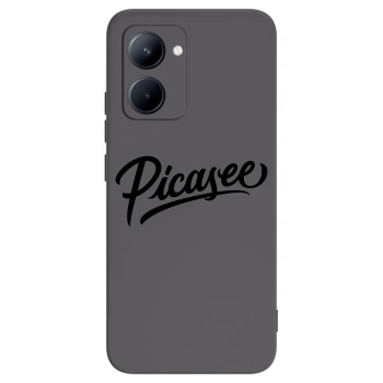Picasee silikónový čierny obal pre Realme C33 (2023) - Picasee - old logo - black