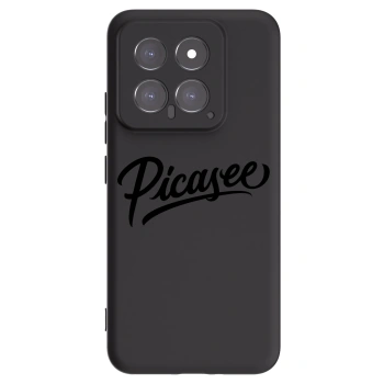 Picasee silikónový čierny obal pre Xiaomi 14 - Picasee - old logo - black