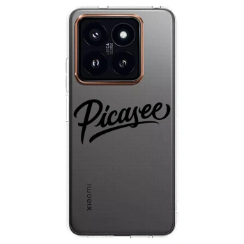 Picasee silikónový prehľadný obal pre Xiaomi 14 Pro - Picasee - old logo - black