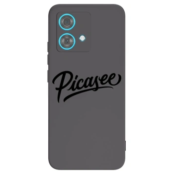 Picasee silikónový čierny obal pre Motorola Edge 40 Neo - Picasee - old logo - black