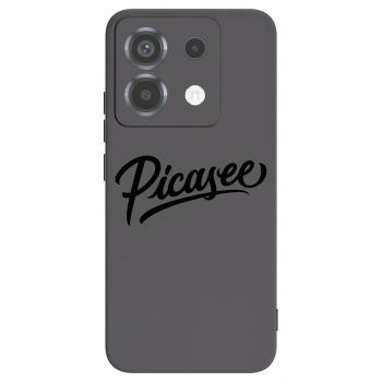 Picasee silikónový čierny obal pre Xiaomi Poco X6 - Picasee - old logo - black