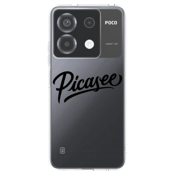 Picasee silikónový prehľadný obal pre Xiaomi Poco X6 - Picasee - old logo - black
