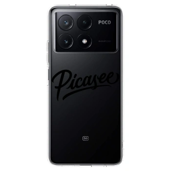 Picasee silikónový prehľadný obal pre Xiaomi Poco X6 Pro - Picasee - old logo - black