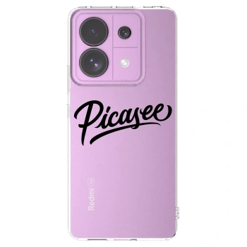 Picasee silikónový prehľadný obal pre Xiaomi Redmi Note 13 Pro 5G - Picasee - old logo - black