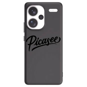 Picasee silikónový čierny obal pre Xiaomi Redmi Note 13 Pro+ 5G - Picasee - old logo - black
