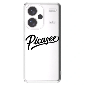 Picasee silikónový prehľadný obal pre Xiaomi Redmi Note 13 Pro+ 5G - Picasee - old logo - black