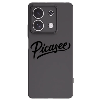 Picasee silikónový čierny obal pre Xiaomi Redmi Note 13 4G - Picasee - old logo - black