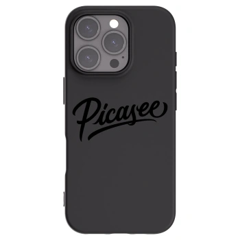 Picasee silikónový čierny obal pre Apple iPhone 16 Pro - Picasee - old logo - black