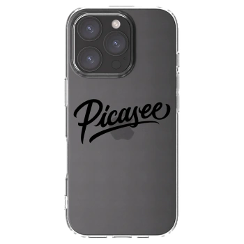 Picasee silikónový prehľadný obal pre Apple iPhone 16 Pro - Picasee - old logo - black