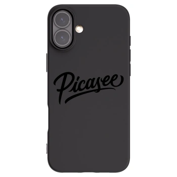 Picasee silikónový čierny obal pre Apple iPhone 16 Plus - Picasee - old logo - black