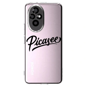 Picasee silikónový prehľadný obal pre Honor 200 Pro 5G - Picasee - old logo - black