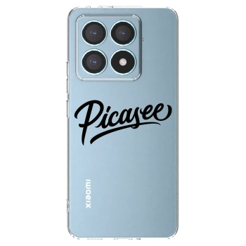 Picasee silikónový prehľadný obal pre Xiaomi 14T Pro - Picasee - old logo - black