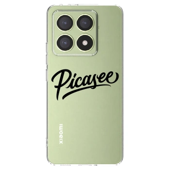 Picasee silikónový prehľadný obal pre Xiaomi 14T - Picasee - old logo - black