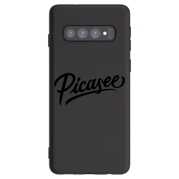 Picasee silikónový čierny obal pre Samsung Galaxy S10 G973 - Picasee - old logo - black