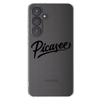Picasee silikónový prehľadný obal pre Samsung Galaxy S24 FE S721B - Picasee - old logo - black