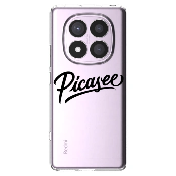 Picasee silikónový prehľadný obal pre Xiaomi Redmi Note 14 Pro 5G - Picasee - old logo - black