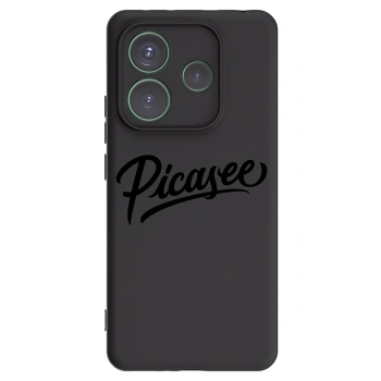 Picasee silikónový čierny obal pre Xiaomi Redmi Note 14 5G - Picasee - old logo - black
