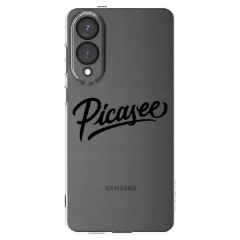 Picasee silikónový prehľadný obal pre Samsung Galaxy S25 Edge 5G - Picasee - old logo - black