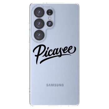 Picasee silikónový prehľadný obal pre Samsung Galaxy S25 Ultra 5G - Picasee - old logo - black
