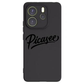 Picasee silikónový čierny obal pre Xiaomi Redmi Note 14 4G - Picasee - old logo - black