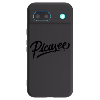Picasee silikónový čierny obal pre Google Pixel 8 - Picasee - old logo - black