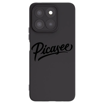 Picasee silikónový čierny obal pre Honor X8c - Picasee - old logo - black
