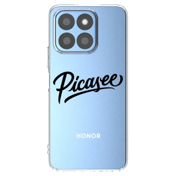 Picasee silikónový prehľadný obal pre Honor X8c - Picasee - old logo - black