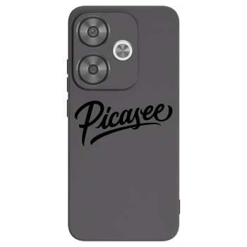 Picasee silikónový čierny obal pre Xiaomi Poco F6 - Picasee - old logo - black