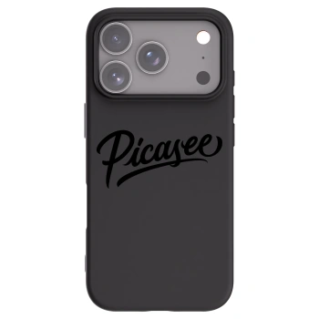 Picasee silikónový čierny obal pre Apple iPhone 17 Pro - Picasee - old logo - black