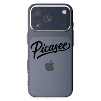 Picasee silikónový prehľadný obal pre Apple iPhone 17 Pro - Picasee - old logo - black
