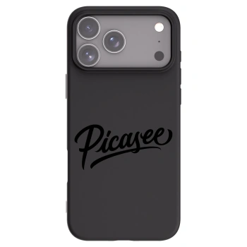 Picasee silikónový čierny obal pre Apple iPhone 17 Pro Max - Picasee - old logo - black