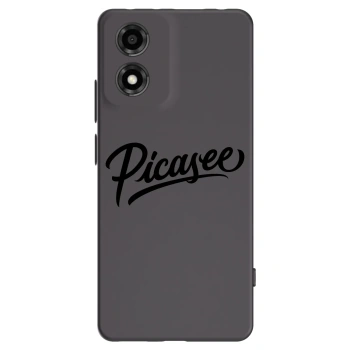 Picasee silikónový čierny obal pre Motorola Moto E14 - Picasee - old logo - black