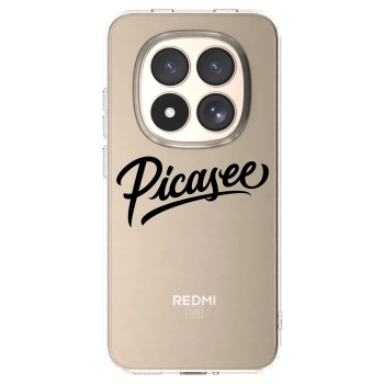 Picasee silikónový prehľadný obal pre Xiaomi Redmi Note 15 Pro 4G - Picasee - old logo - black