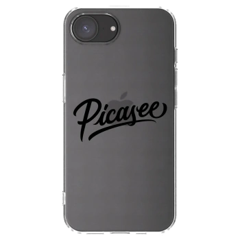 Picasee silikónový prehľadný obal pre Apple iPhone 17e - Picasee - old logo - black