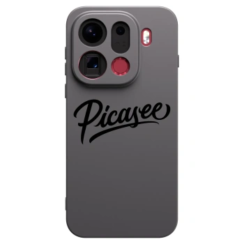 Picasee silikónový čierny obal pre OPPO Find X9 Pro - Picasee - old logo - black