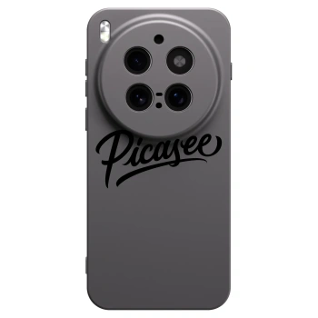 Picasee silikónový čierny obal pre Vivo X300 Pro - Picasee - old logo - black