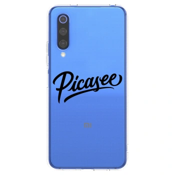 Picasee silikónový prehľadný obal pre Xiaomi Mi 9 SE - Picasee - old logo - black