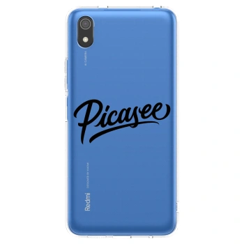 Picasee silikónový prehľadný obal pre Xiaomi Redmi 7A - Picasee - old logo - black