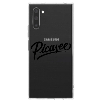 Picasee silikónový prehľadný obal pre Samsung Galaxy Note 10 N970F - Picasee - old logo - black