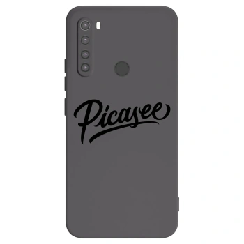 Picasee silikónový čierny obal pre Xiaomi Redmi Note 8 - Picasee - old logo - black