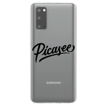 Picasee silikónový prehľadný obal pre Samsung Galaxy S20 G980F - Picasee - old logo - black