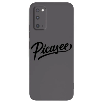 Picasee silikónový čierny obal pre Samsung Galaxy S20 G980F - Picasee - old logo - black