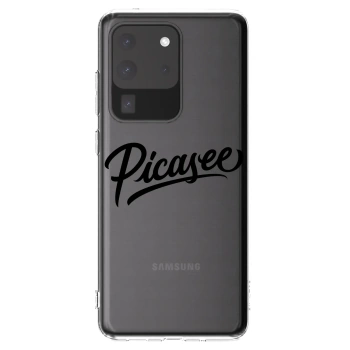 Picasee silikónový prehľadný obal pre Samsung Galaxy S20 Ultra 5G G988F - Picasee - old logo - black