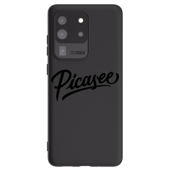 Picasee silikónový čierny obal pre Samsung Galaxy S20 Ultra 5G G988F - Picasee - old logo - black