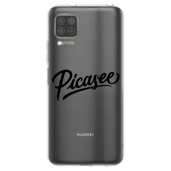 Picasee silikónový prehľadný obal pre Huawei P40 Lite - Picasee - old logo - black