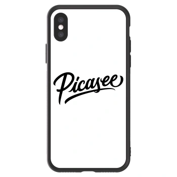 Picasee ULTIMATE CASE pro Apple iPhone X/XS - Picasee - old logo - black