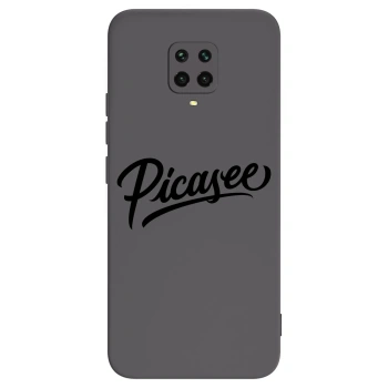 Picasee silikónový čierny obal pre Xiaomi Redmi Note 9S - Picasee - old logo - black