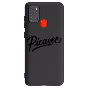 Picasee silikónový čierny obal pre Samsung Galaxy A21s - Picasee - old logo - black