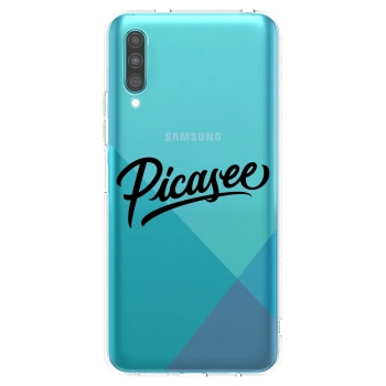 Picasee silikónový prehľadný obal pre Samsung Galaxy A30s A307F - Picasee - old logo - black